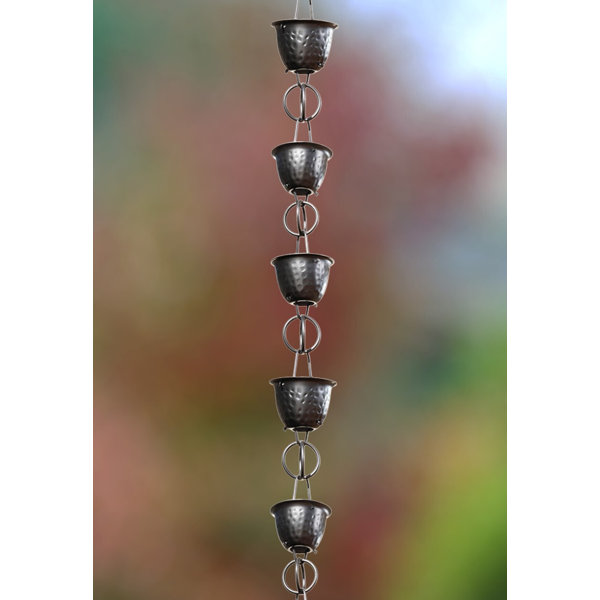 MonarchRainChains Metal Rain Chain & Reviews Wayfair